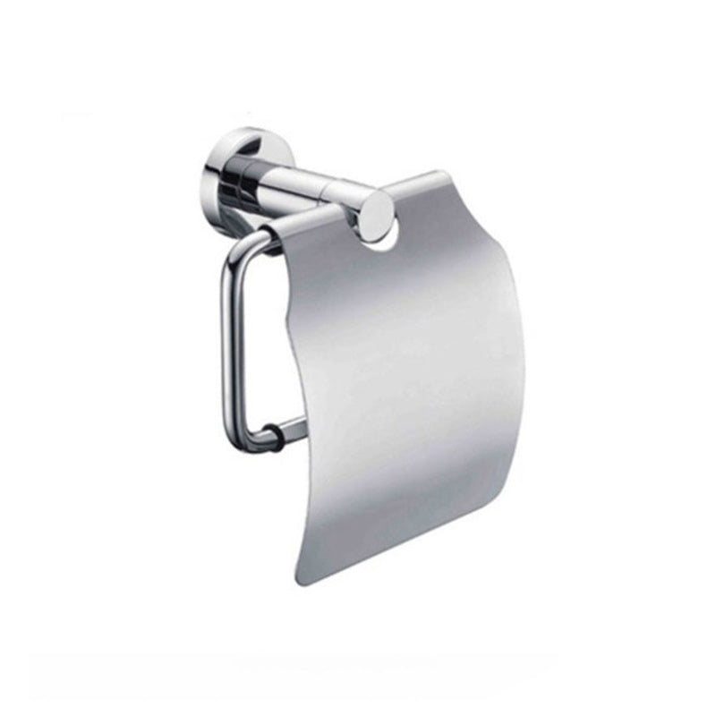 BowLift | Polished Chrome Modern Bathroom Accessories Set with Towel Bar/Paper Holder