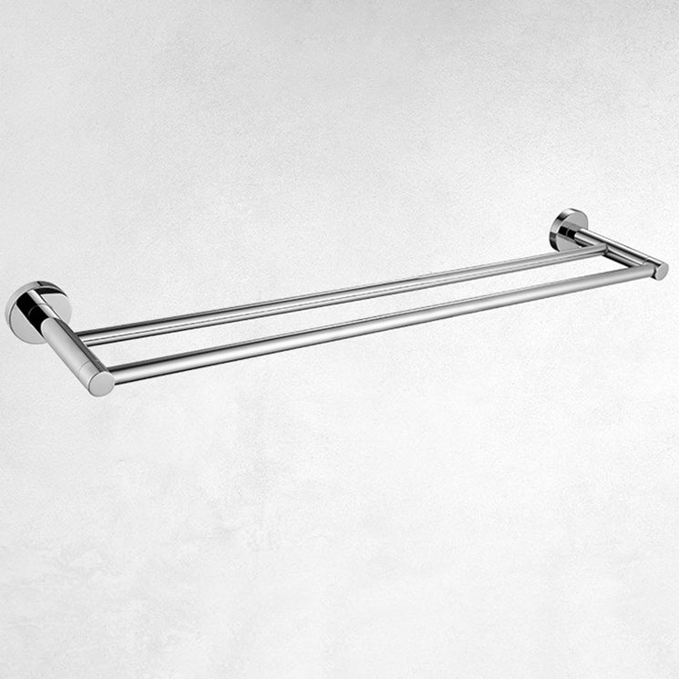 BowLift | Polished Chrome Modern Bathroom Accessories Set with Towel Bar/Paper Holder