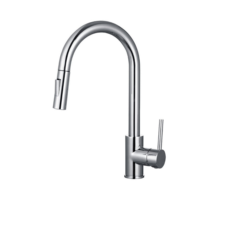 BowLift | Goose Neck Kitchen Sink Faucet Three-Way with Pull-Down Spray Head