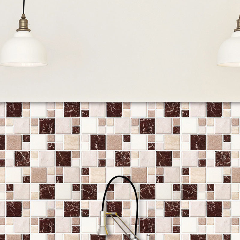 BowLift | Pattern Matte Color Stone Peel and Stick Mosaic Tile Peel and Stick Tile Set of 2
