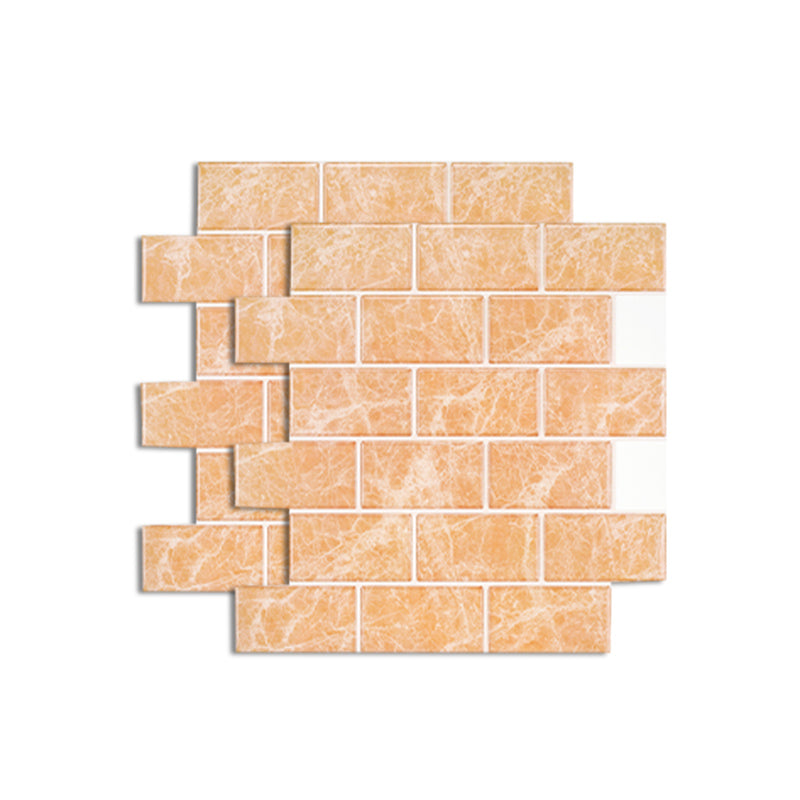 BowLift | Pattern Matte Color Stone Peel and Stick Mosaic Tile Peel and Stick Tile Set of 2