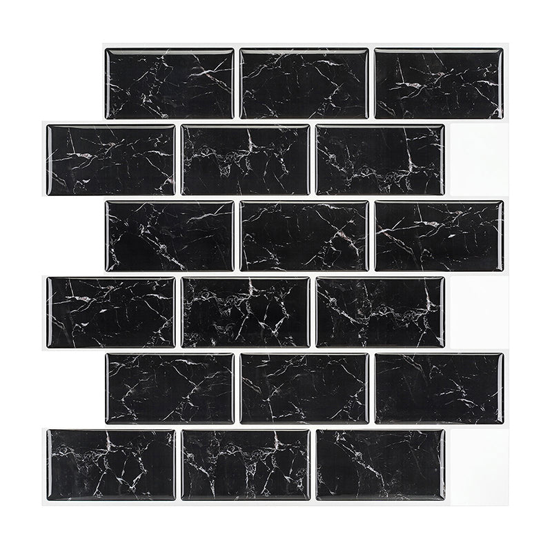 BowLift | Pattern Matte Color Stone Peel and Stick Mosaic Tile Peel and Stick Tile Set of 2