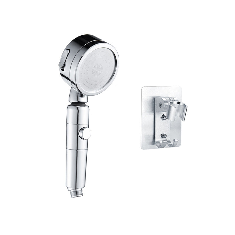 BowLift | Contemporary Handheld Showerhead Round 3 Setting Sprayhead in Silver