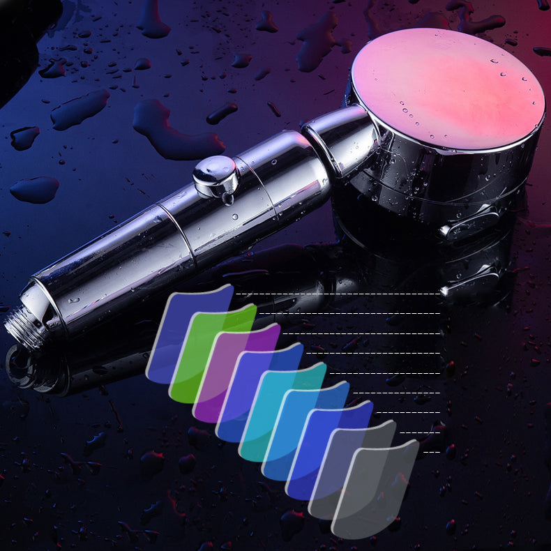 BowLift | Contemporary Handheld Showerhead Round 3 Settings Sprayhead in Silver