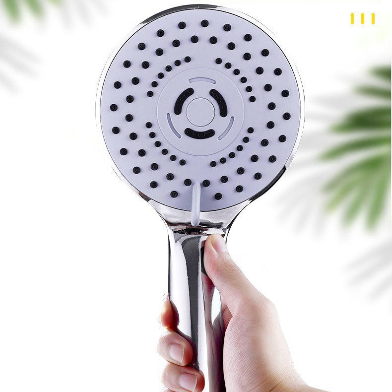 BowLift | Modern Plastic Shower Head Round Handheld Shower Head with Adjustable Water Flow