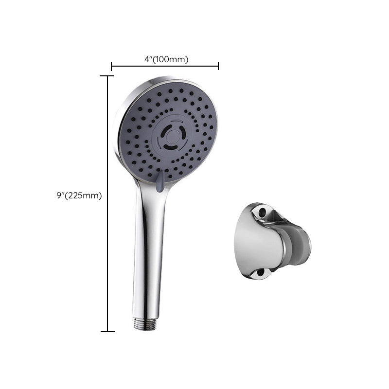 BowLift | Modern Plastic Shower Head Round Handheld Shower Head with Adjustable Water Flow