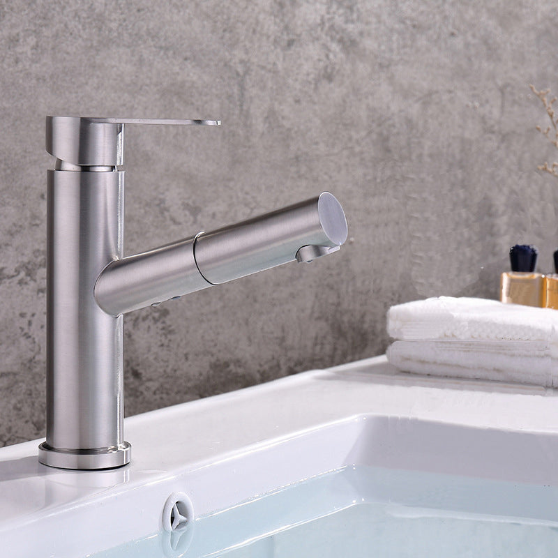 BowLift | Pull-out Faucet Contemporary Single Lever Faucet with Swivel Spout