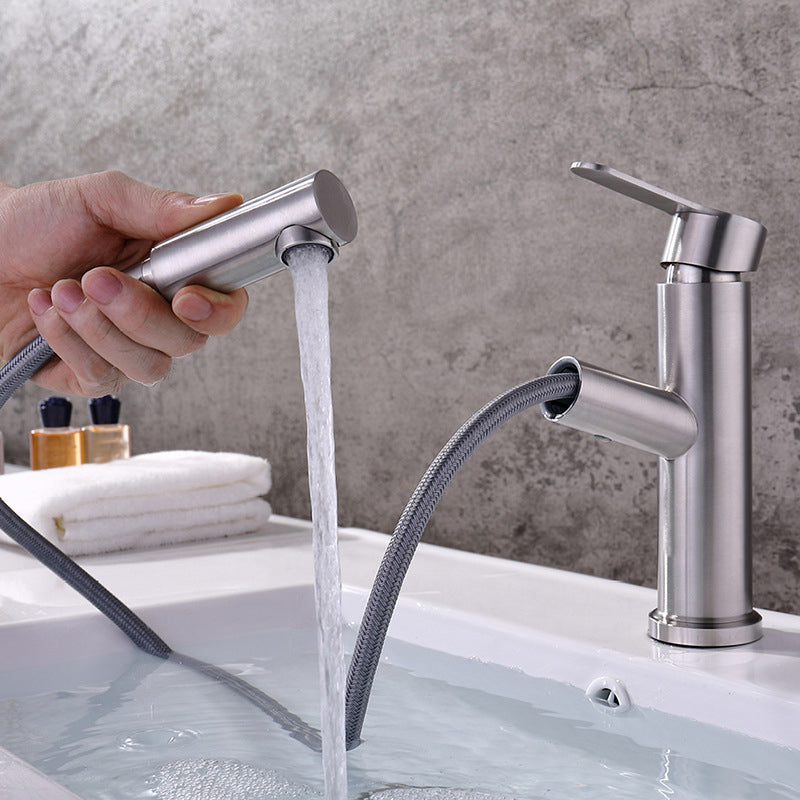 BowLift | Pull-out Faucet Contemporary Single Lever Faucet with Swivel Spout