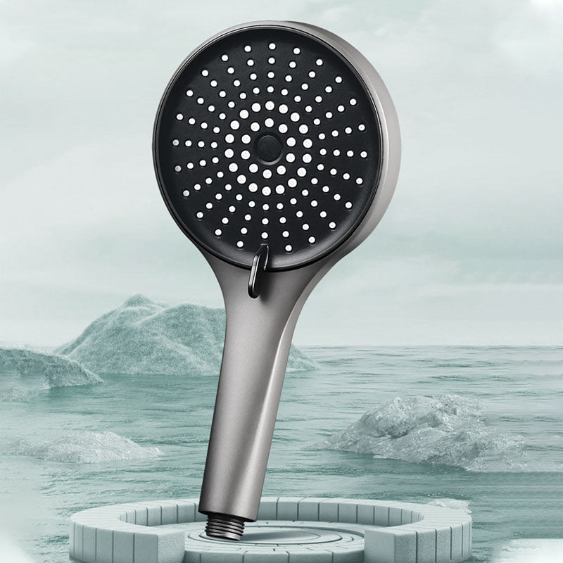 BowLift | Plastic Handheld Shower Head Round Handheld Showerhead with Self-Cleaning