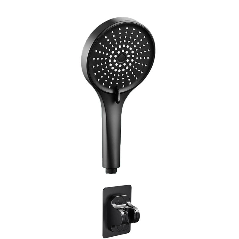 BowLift | Plastic Handheld Shower Head Round Handheld Showerhead with Self-Cleaning