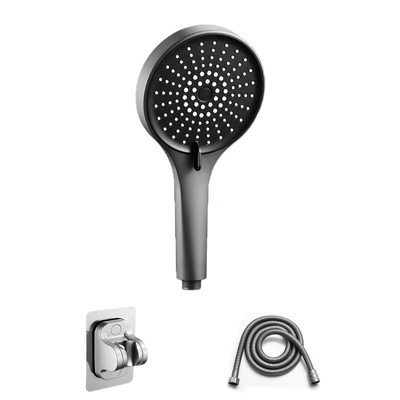 BowLift | Plastic Handheld Shower Head Round Handheld Showerhead with Self-Cleaning