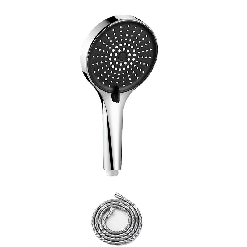 BowLift | Plastic Handheld Shower Head Round Handheld Showerhead with Self-Cleaning