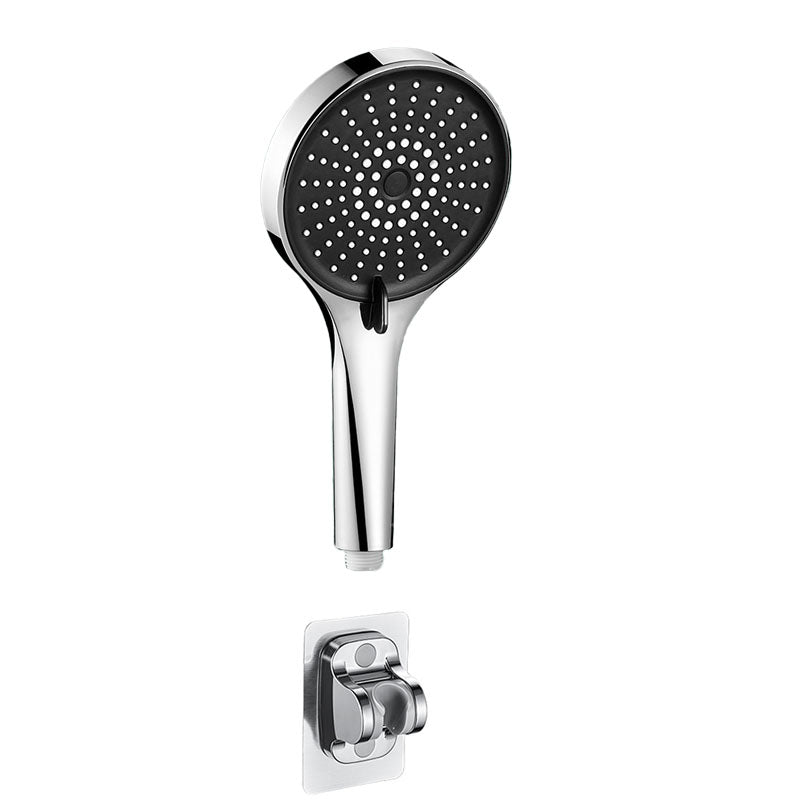 BowLift | Plastic Handheld Shower Head Round Handheld Showerhead with Self-Cleaning