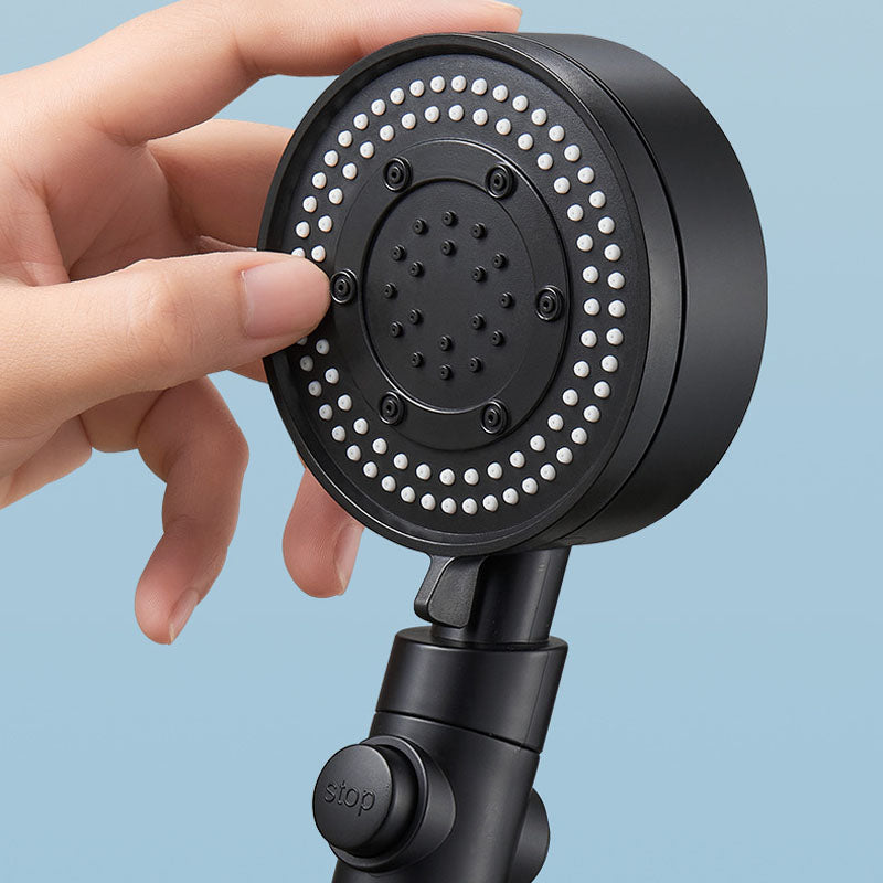 BowLift | Contemporary Hand Shower Plastic Round Hand Shower with Self-Cleaning