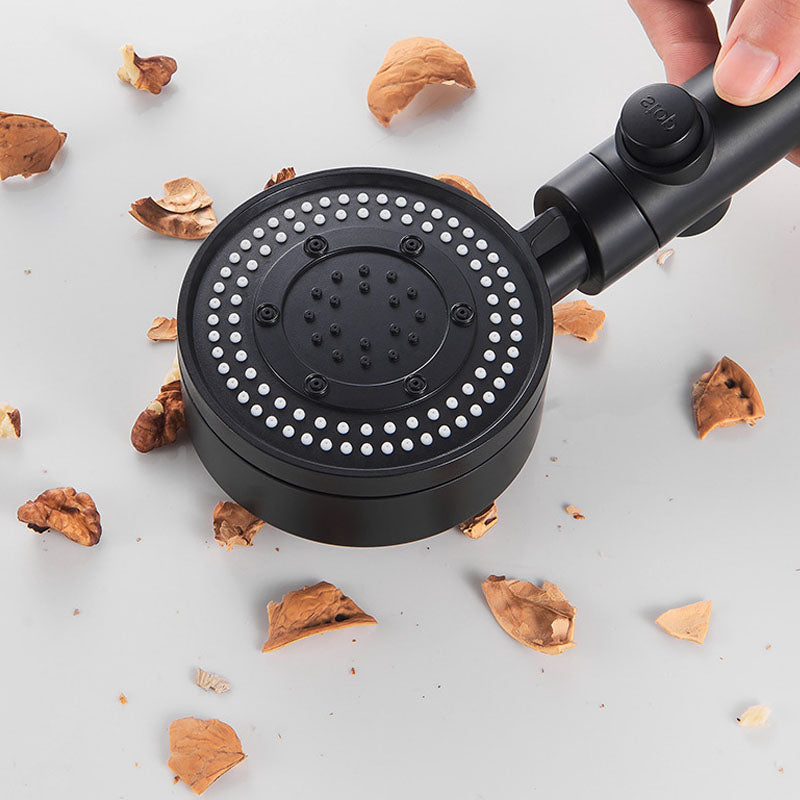 BowLift | Contemporary Hand Shower Plastic Round Hand Shower with Self-Cleaning