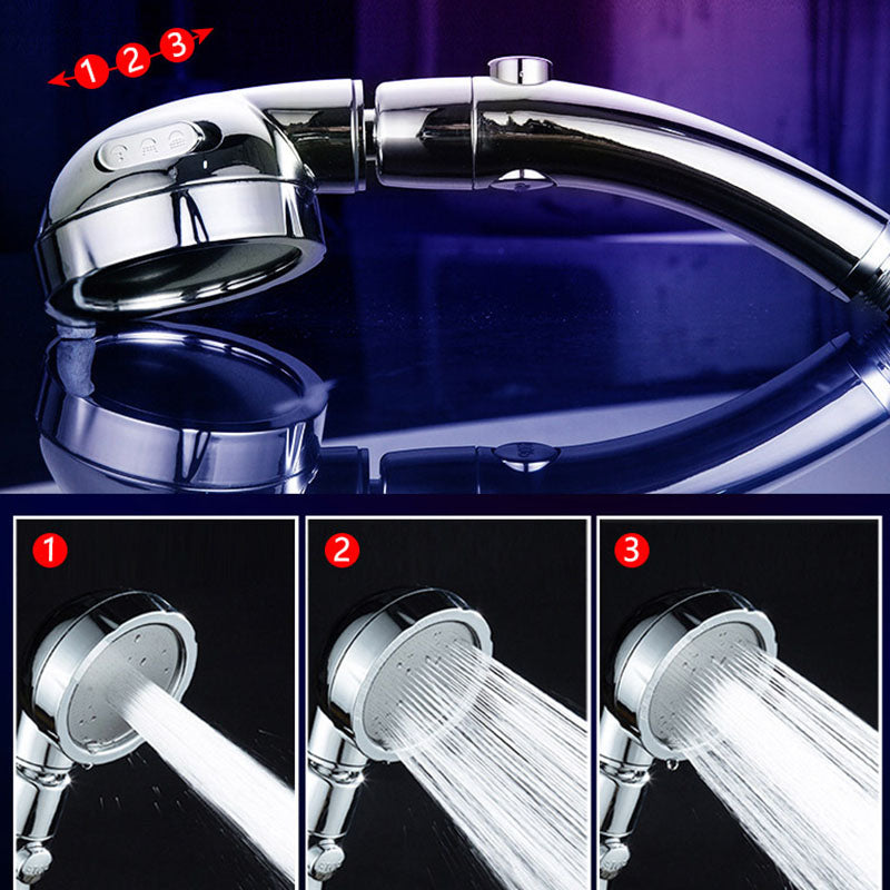 BowLift | Contemporary Shower Combination Hand Shower Plastic Wall Mount Round Shower Head Combination