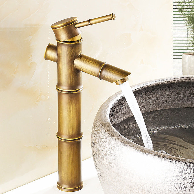 BowLift | Lever Handle Vessel Faucet Single Hole Basin Faucet Farmhouse Style Sink Faucet