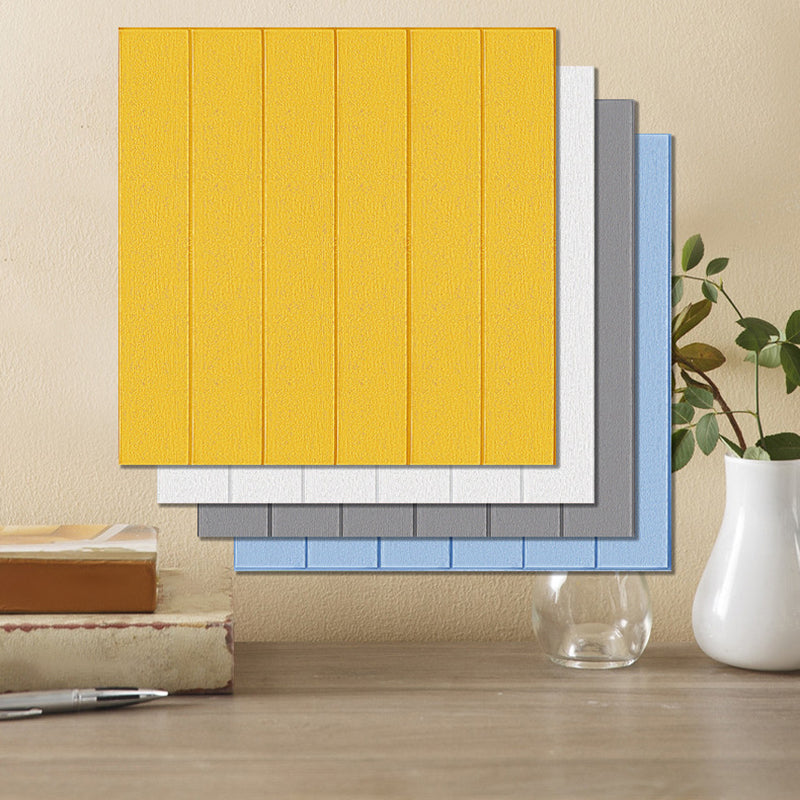 BowLift | Solid color 3D embossed wall panel waterproof foam interior wall tile