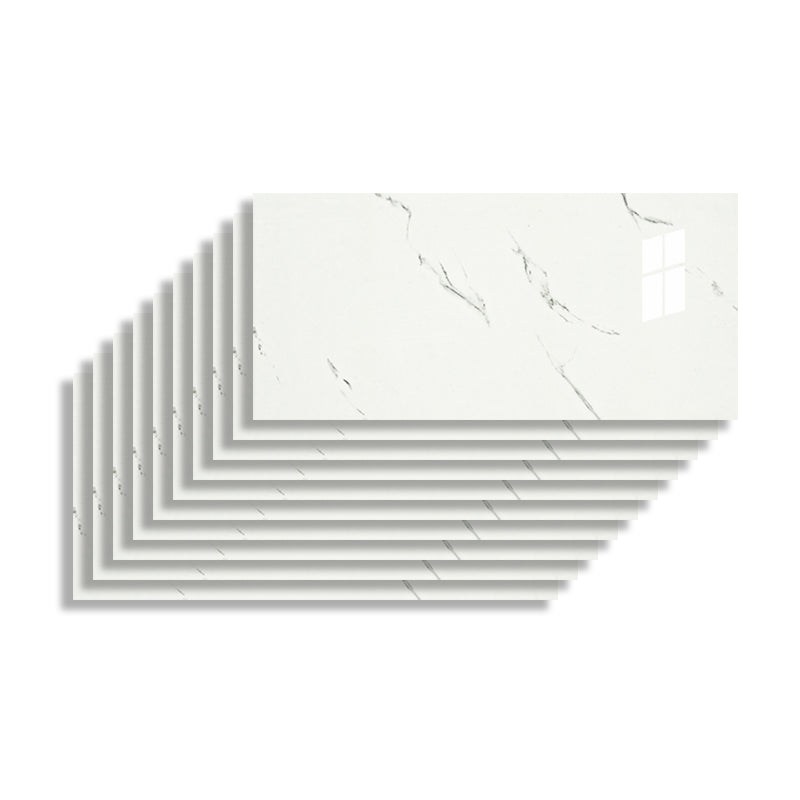 BowLift | 10 Pack 12" X 23" PVC rectangular Peel & Stick field tile kitchen and bathroom back paneling