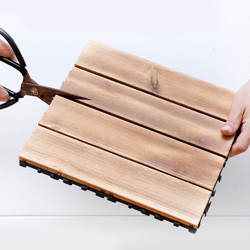 BowLift | Parquet Pine Floor Tile Waterproof Click Lock Traditional Hardwood Floor for Living Room