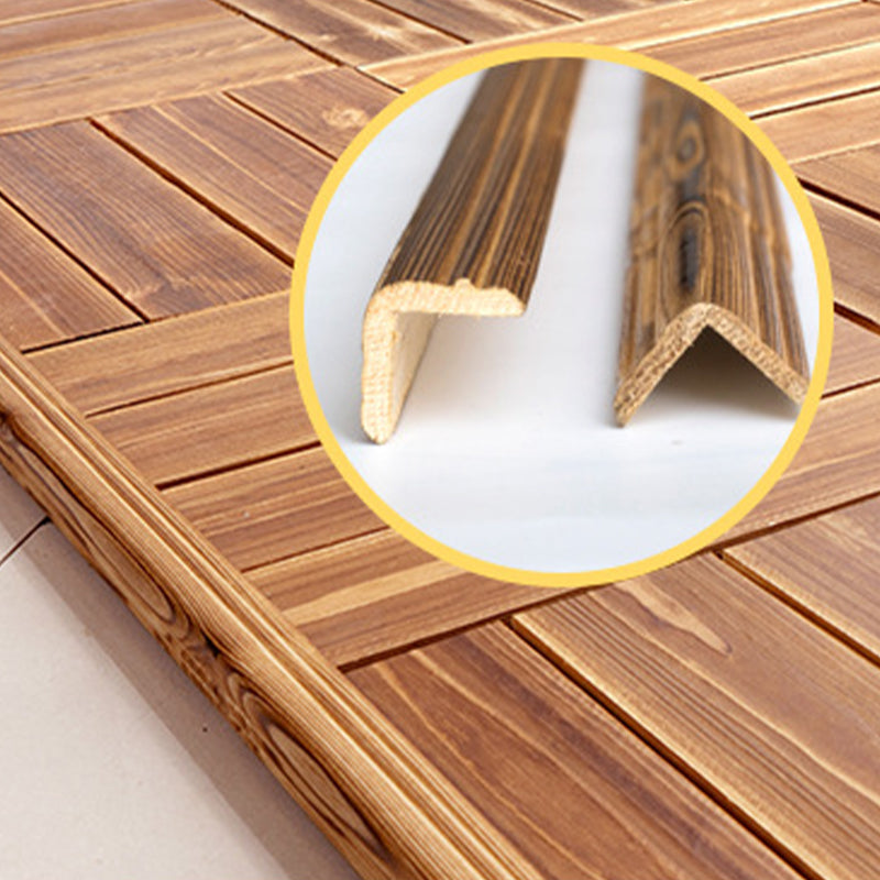 BowLift | Pine Floor Tile Water Resistant Click-Lock Traditional Wood Floor for Living Room