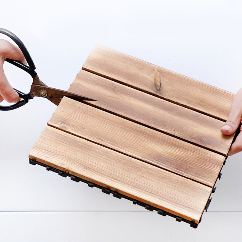 BowLift | Pine Floor Tile Water Resistant Click-Lock Traditional Wood Floor for Living Room