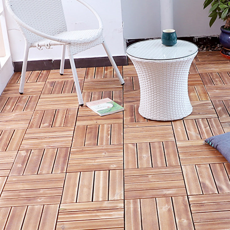 BowLift | Pine Floor Tile Water Resistant Click-Lock Traditional Wood Floor for Living Room
