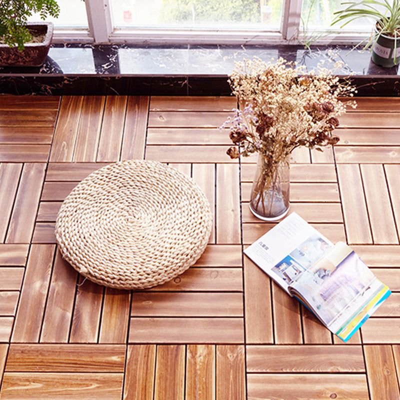 BowLift | Pine Floor Tile Water Resistant Click-Lock Traditional Wood Floor for Living Room