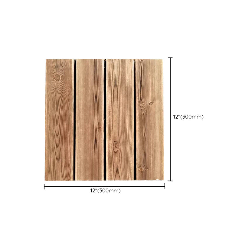 BowLift | Pine Floor Tile Water Resistant Click-Lock Traditional Wood Floor for Living Room