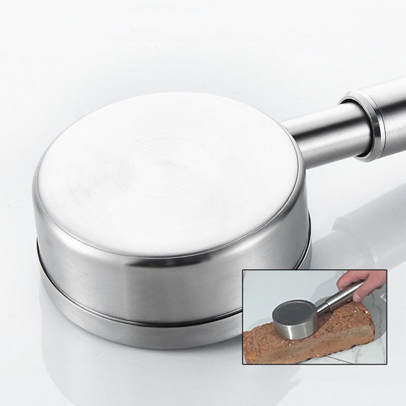 BowLift | Classic Shower Head Round Metal Handheld Shower Head in Silver