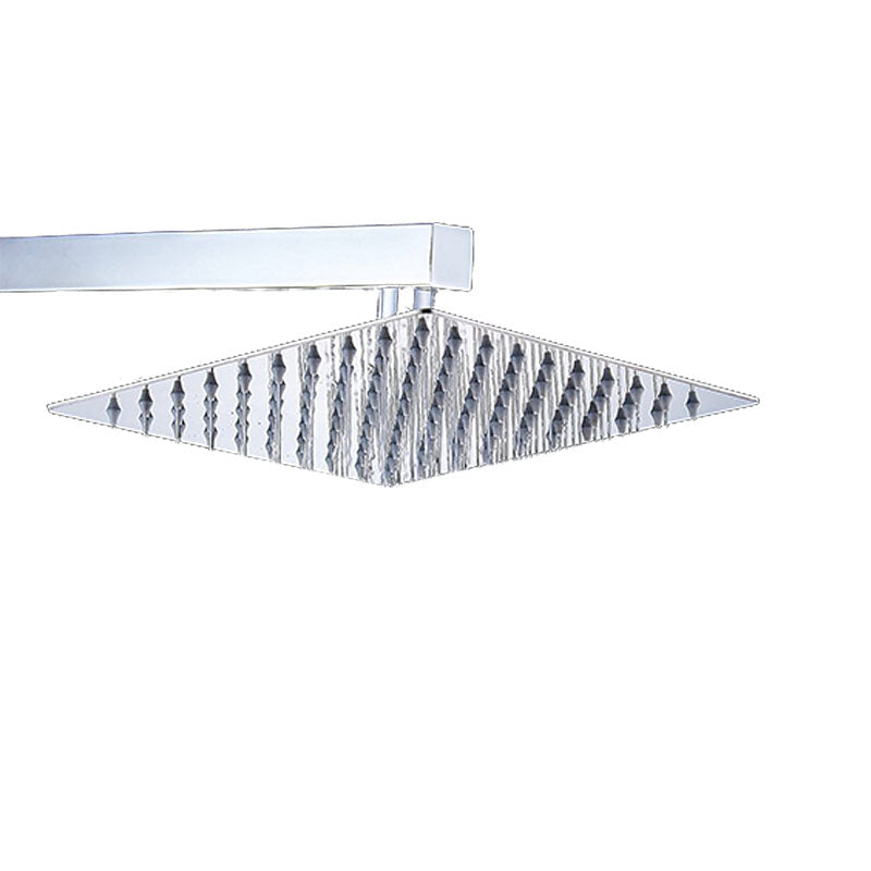 BowLift | Showerhead Square Wall Mounted Rain Spray Stainless Steel Showerhead