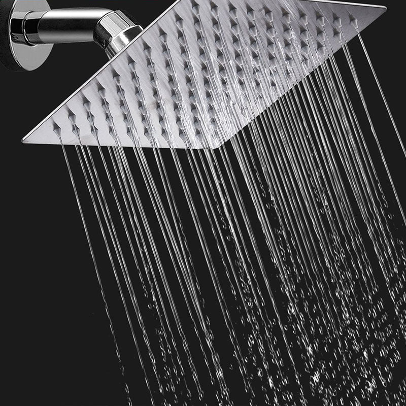 BowLift | Showerhead Square Wall Mounted Rain Spray Stainless Steel Showerhead