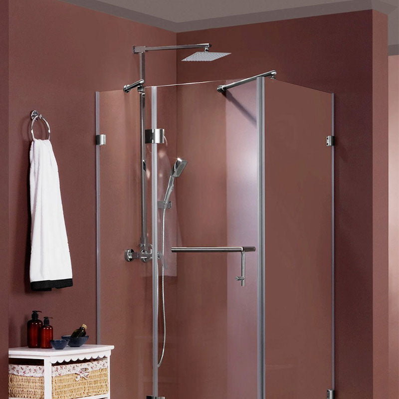 BowLift | Showerhead Square Wall-Mounted Rain Spray Stainless Steel Showerhead