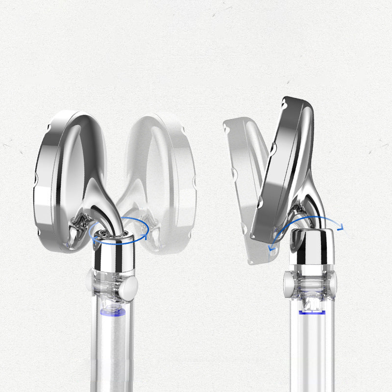 BowLift | Silver Hand Shower Standard Round Showerhead Combo