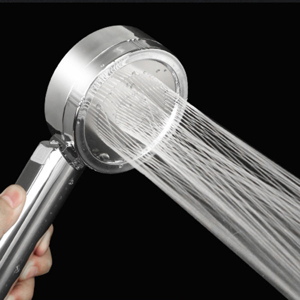 BowLift | Metal Shower Heads Round Handheld Adjustable Shower Heads with Self-Cleaning