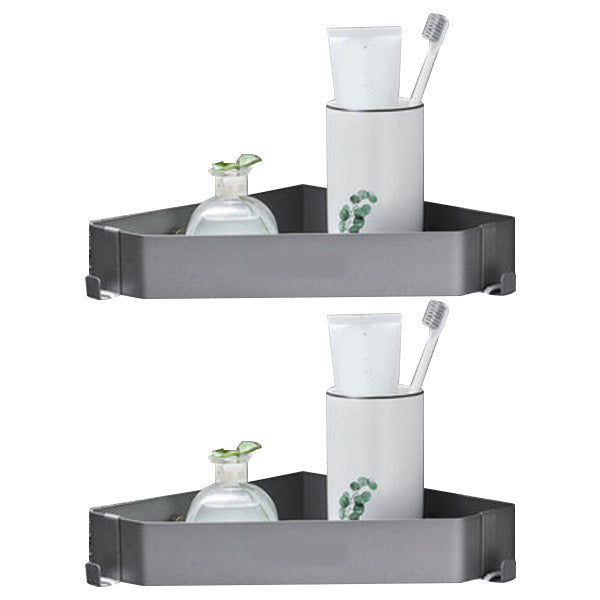 BowLift | Contemporary Stainless Steel Bathroom Shelf 2-piece Bathroom Accessory Set