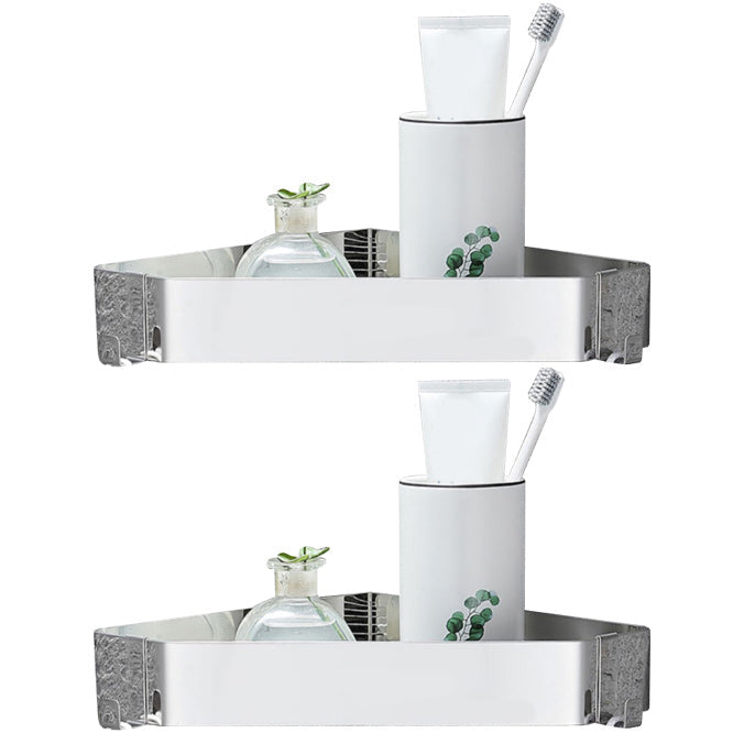 BowLift | Contemporary Stainless Steel Bathroom Shelf 2-piece Bathroom Accessory Set