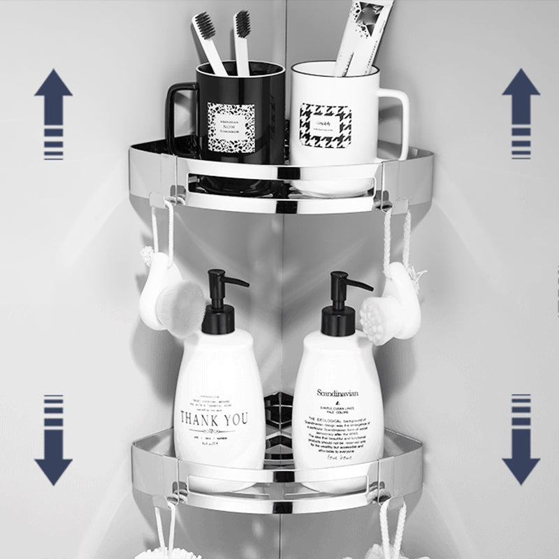 BowLift | Silver Bathroom Accessories Hardware Set Modern Bathroom Accessories Kit