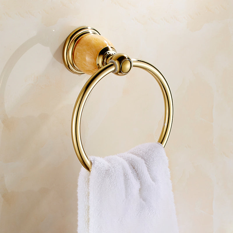 BowLift | Polished Gold Bathroom Set Metal Bathroom Accessories Hardware Set
