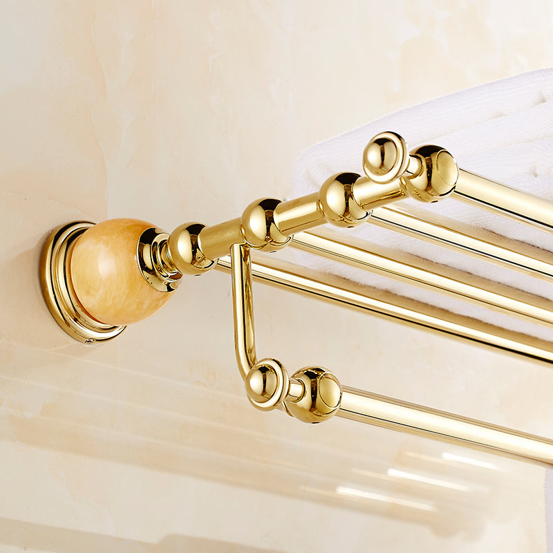 BowLift | Polished Gold Bathroom Set Metal Bathroom Accessories Hardware Set