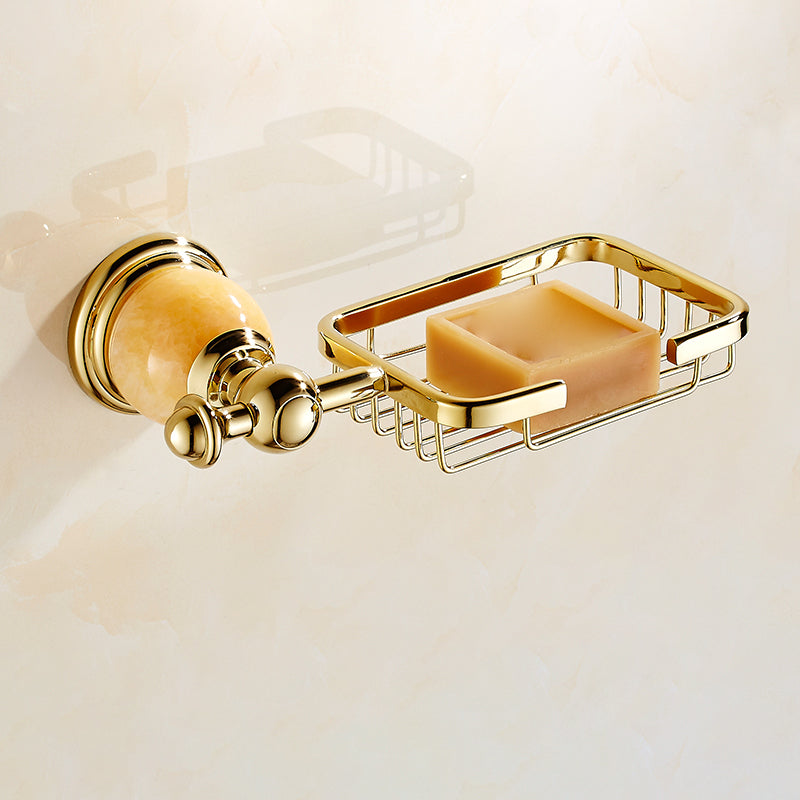 BowLift | Polished Gold Bathroom Set Metal Bathroom Accessories Hardware Set