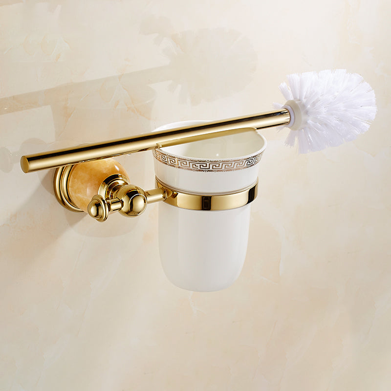 BowLift | Polished Gold Bathroom Set Metal Bathroom Accessories Hardware Set