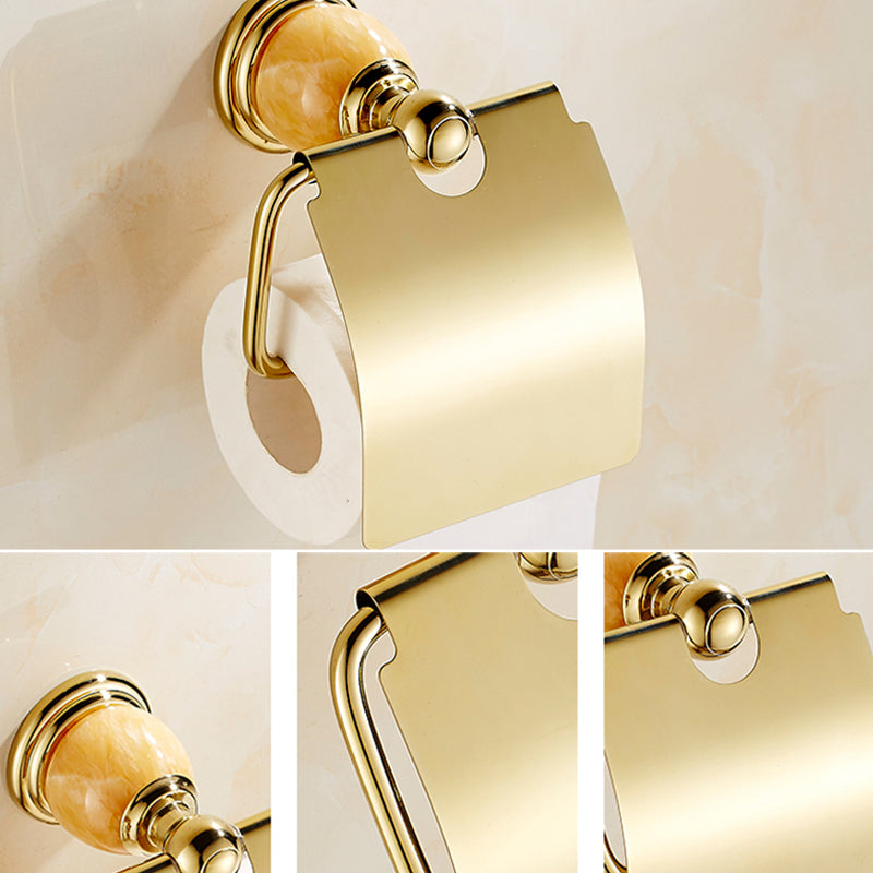 BowLift | Polished Gold Bathroom Set Metal Bathroom Accessories Hardware Set