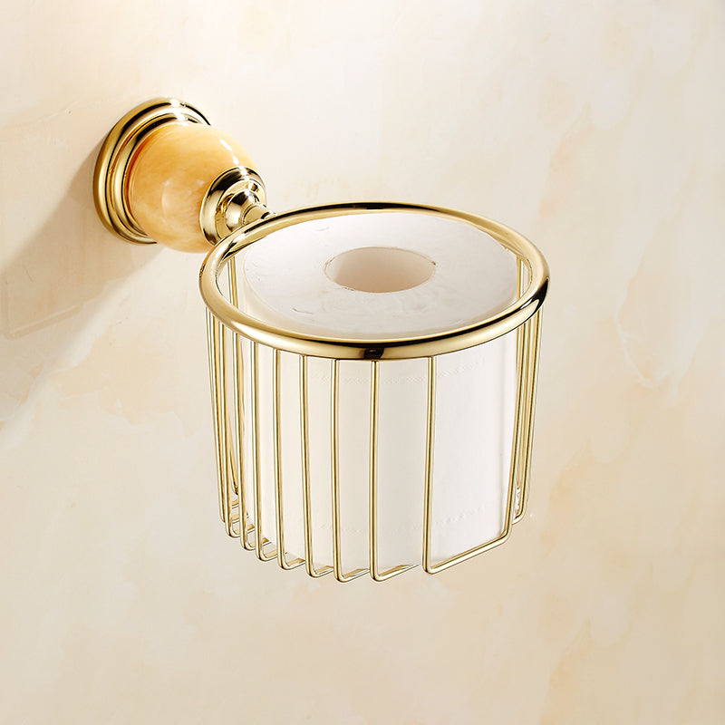 BowLift | Polished Gold Bathroom Set Metal Bathroom Accessories Hardware Set