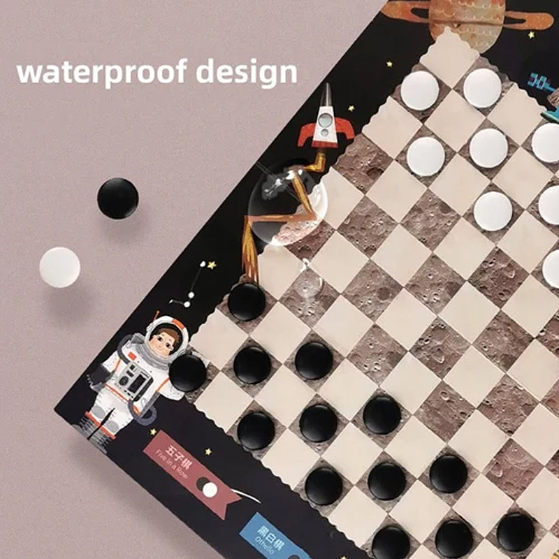 BowLift | 15-in-1 Multifunctional Book Style Portable Chess Set