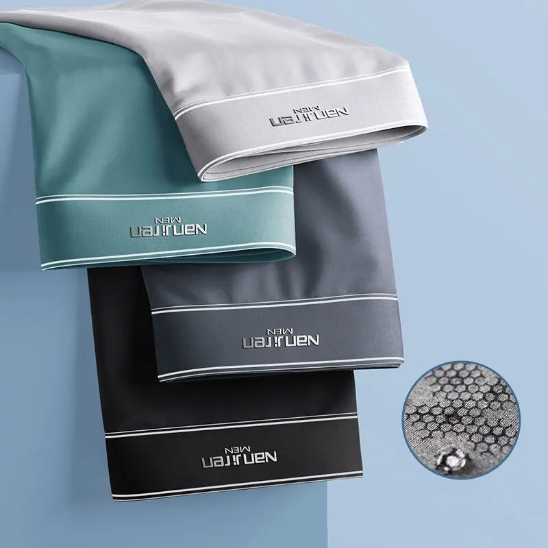 BowLift | CoolSilk 4-Piece Ice Silk Boxers with Graphene Technology