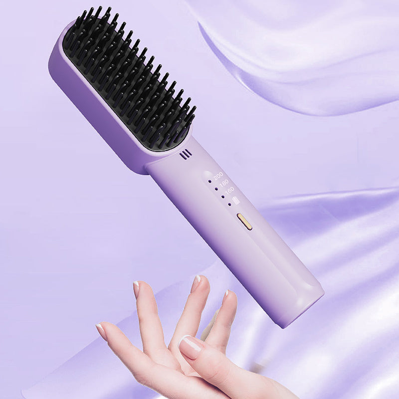 BowLift | Portable negative ion hair straightener comb