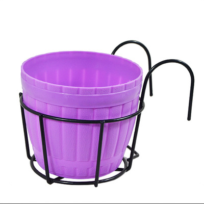 BowLift | Practical plant pot holder with stable metal frame for balcony and terrace