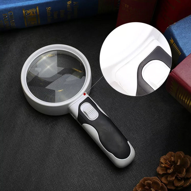 BowLift | 20X optical magnifying glass with LED light