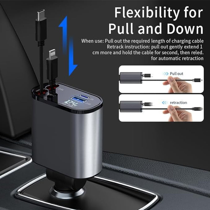 BowLift | 4 in 1 Fast Car Phone Charger